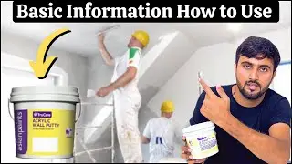 Right Way to Apply Acrylic WallPutty On Walls | How to Use Acrylic WallPutty