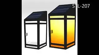 Solar Wall Lantern by Techko