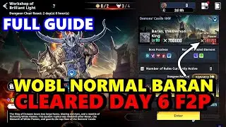 I Beat Baran on Day 6 F2P! FULL GUIDE & Strategy (SLA WOBL)