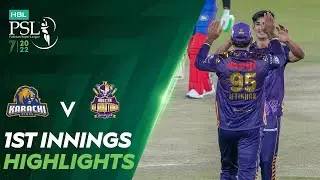 1st Innings Highlights | Karachi Kings vs Quetta Gladiators | Match 4 | HBL PSL 7 | ML2T