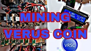 MINING VERUS COIN SAVES PLACE & CAN BE STICKED ON THE WALL