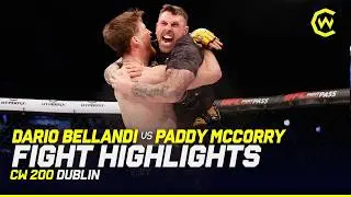 CRAZY 1st Round KO 🤯 | Dario Bellandi vs. Paddy McCorry | CW 200 Dublin Fight Highlights
