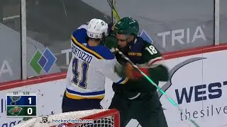 Robert Bortuzzo vs Jordan Greenway Apr 29, 2021