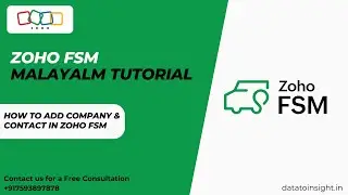 How to Add Company and Contact in Zoho FSM | Step-by-Step Tutorial #business #billing #tutorial