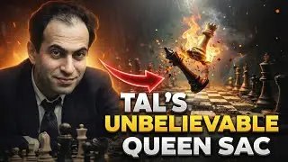 🪄Tal ने अपनी Queen और Rook इस Move के लिए Sacrifice कर दिए?!💥 #chess #mikhailtal #queensacrifice 