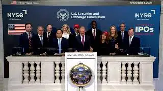 The Honorable Paul S. Atkins, Chairman of the U.S. SEC Rings The Opening Bell