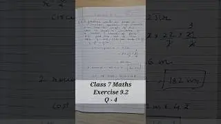Class 7 Maths Exercise 9.2 Q4 | Rope Length Trick | Circumference of Circle