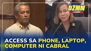 DILG to retrieve ex-DPWH Usec. Cabral's belongings | DZMM Teleradyo (19 December 2025)