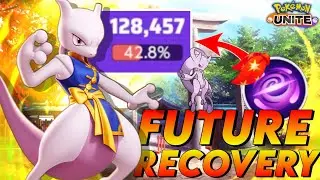 MEWTWO Y DESTROYING THE SKY RUINS WITH THIS INSANE FUTURE RECOVERY META BUILD!!!😳🔥 | Pokemon Unite