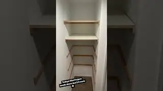 Easy DIY open linen closet