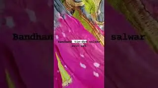 #bandhani #tie #dye #salwarsuit #summer #grey #pink #nakshora #boutique