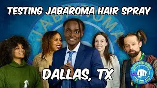 JABAROMA All Natural Hair Spray Test Video! (Dallas TX) Hosted at @Amptattootv