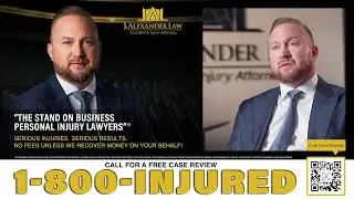 1234 Digital Agency | J. Alexander Law - 1-800-INJURED &ndash; Client Care (30s CTV Ad)