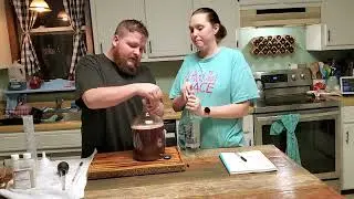 Adding Yeast to the Blackberry Mead