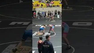 Julius gets a quick pin.