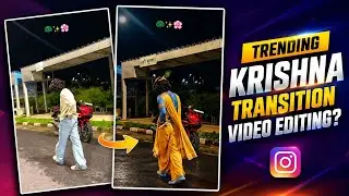 Instagram Viral Krishna Transition Video Editing | Krishna AI Transformation Video Kaise Banaye