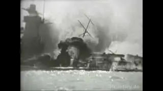 The German pocket battleship Admiral Graf Spee in Montevideo