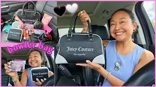 what's in my bag 💕 juicy couture bowler