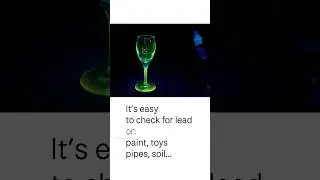 See Invisible Toxic Lead Glow Green  #Lumetallix #leadpoisoning