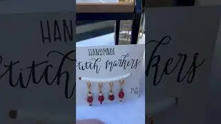 ✨STITCH MARKERS✨ #crochet #knitting #stitchmarkers #yarncrafting  #handmadeseller