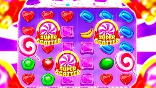 НАКОНЕЦ ТО Я УВИДЕЛ КАК ЗАНОСИТ Sweet Bonanza Super Scater / ЛЮТАЯ КОНЦОВКА / ЗАНОСЫ НЕДЕЛИ