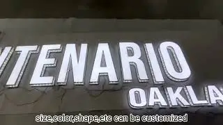 Custom Perforated Channel Letter Sign Factory