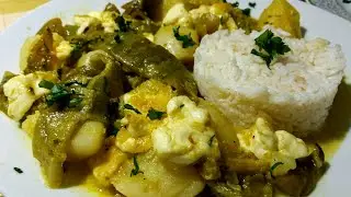 Cómo preparar Ajiaco de caiguas (achocha )  comida típica peruana*plato nutritivo y fácil.