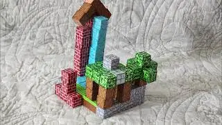 Building a 100-Block Minecraft House with Magnetic Blocks! 🏡⚡ | Stop Motion