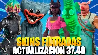 FILTRADAS TODAS LAS NUEVAS SKIN HALLOWEEN ACTUALIZACION 37.40 FORTNITE POPPY PLAYTIME SCOOBY DOO