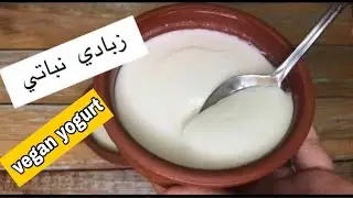 طريقه عمل الزبادي النباتي  لمرضى حساسيه اللبن وخالي من اللاكتوز  Vegan yogurt