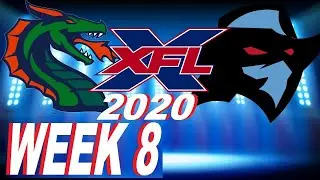 Dragons vs Renegades Week 8 XFL 2020