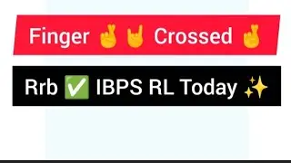 Finally  Finger 🤞🤘 Crossed 🔀 Rrb ✅ IBPS Po 🔥 Clerk so Reserve List Today ✨ #reservelist #rrbpomains 
