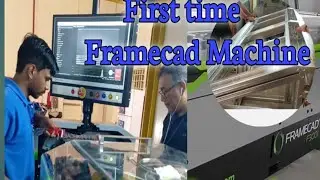 Framecad machine #installed & testing /Saudi Riyadh /Keir #international Framecad work