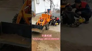 It's convenient to do some small work with a small loader for agricultural and domestic use. #Loader