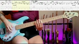 Daft Punk feat. Julian Casablancas - Instant Crush (Bass Cover With Tabs)