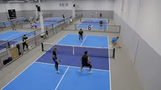 Beautiful Pickleball Around the Post one Handed Backhand