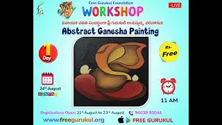 Abstract Ganesha Painting | Ganesh Chaturthi Special Workshop | Free Gurukul