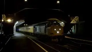 37688 and 37606 at Tenby/Dinbych-y-pysgod on 16th December '15