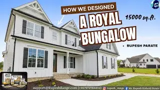 Politician s Royal Bungalow Design Revealed  15000 sq ft G 1 Classic Mansion Full Planning Explain