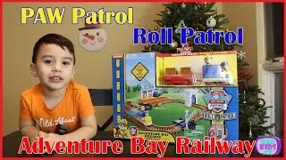 OMG KIDS!  PAW Patrol Roll Patrol Adventure Bay Railway Toy| KD Kids Tv