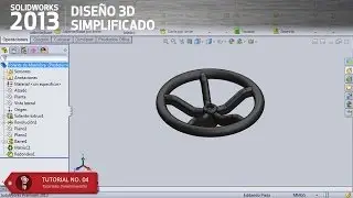 SolidWorks 2013 Tutorial 04 Revolución y Barrido