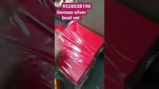 German silver bowl set,, return gift's customized named boxes,, naming ceremony return gift's