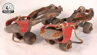 Can These Rusty 1950s Roller Skates Be Saved?