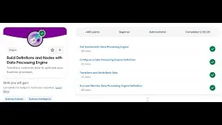 Run and Monitor Data Processing Engine Definition | Build Definitions and Nodes with Data Processing