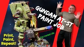 How to Paint Star Wars Gundam ATST Walker Robot Dreadnought Part 2