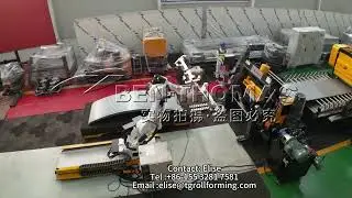 BEN-THOMAS: grain silo wall automated production line 6mm storage tank corrugated wall