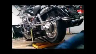 2010 Triumph Rocket III Touring Tire Install