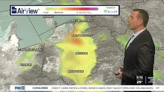 Sunny & mild MLK Day; Weak storm later this week- Monday, January 19