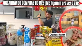 ORGANIZANDO COMPRAS DO MÊS , CHURRASCO E RECEBI UMA LIGAÇÃO PRA VER O APÊ