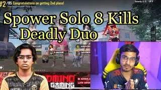 Admino spower deadly duo 16 kills #2 #admino #godlike #dilsegodlike #spower